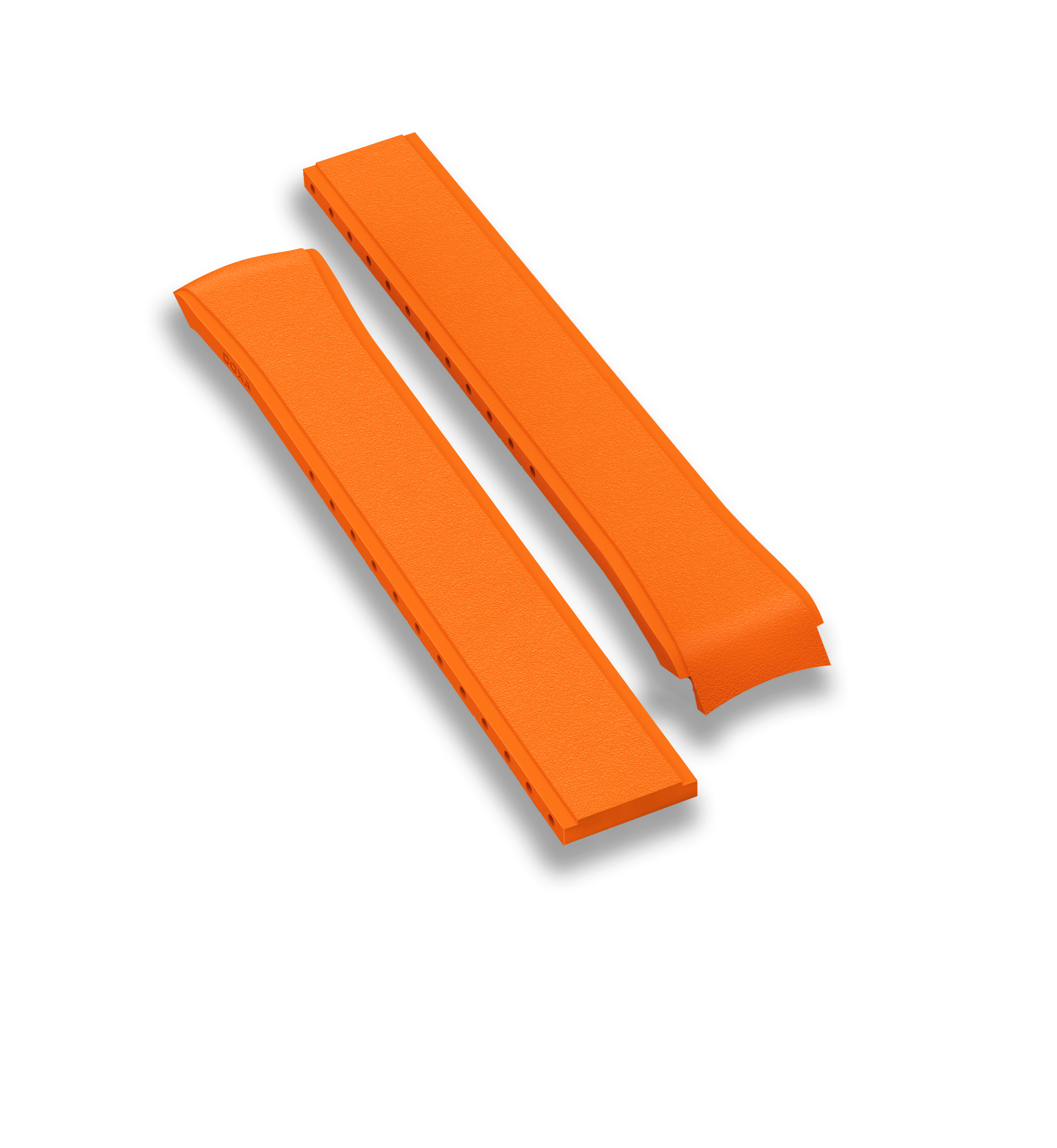 Rubber strap, Orange